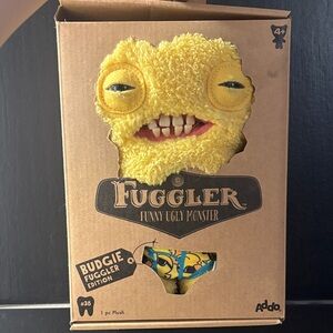 Addo Fuggler Yellow Monster Plush